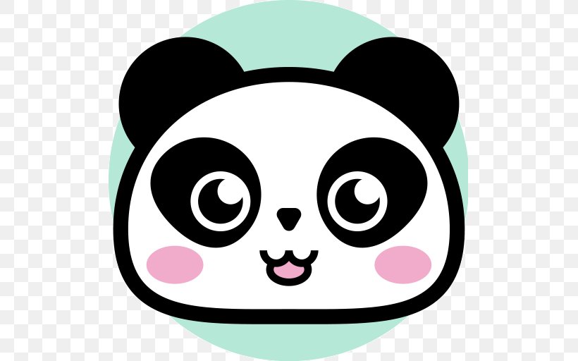 Giant Panda 0 Snout Cuteness Smiley, PNG, 512x512px, 2017, Giant Panda, Booting, Cuteness, Eye Download Free