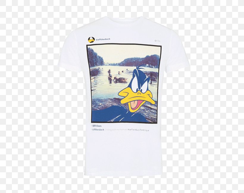 T-shirt Daffy Duck Sleeve Clothing, PNG, 650x650px, Tshirt, Active Shirt, Brand, Clothing, Daffy Duck Download Free