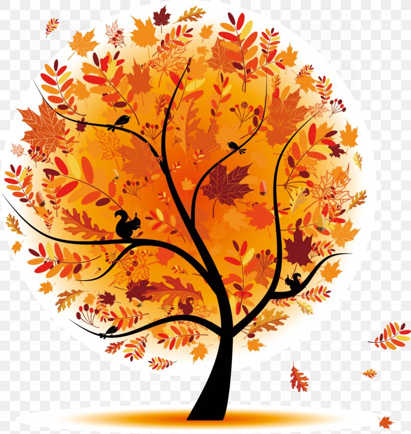 Autumn Tree Branch, PNG, 1180x1247px, Autumn, Art, Autumn Leaf Color, Branch, Cartoon Download Free