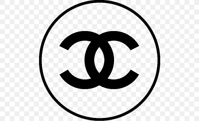 Chanel Logo Graphic Design, PNG, 500x500px, Chanel, Advertising, Area, Black And White, Clothing Accessories Download Free