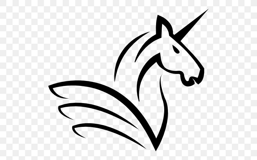 Horse Head Mask Unicorn Logo, PNG, 512x512px, Horse, Art, Artwork, Black, Black And White Download Free