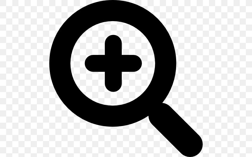 Magnifying Glass Zooming User Interface, PNG, 512x512px, Magnifying Glass, Black And White, Glass, Magnifier, Symbol Download Free