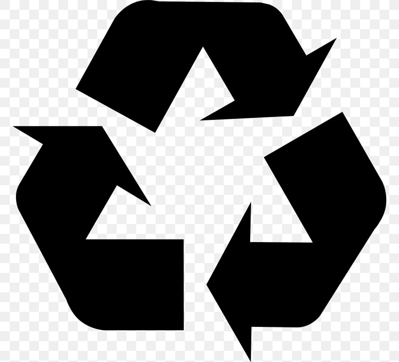 Recycling Symbol Plastic Decal, PNG, 768x743px, Recycling Symbol, Area, Black, Black And White, Brand Download Free