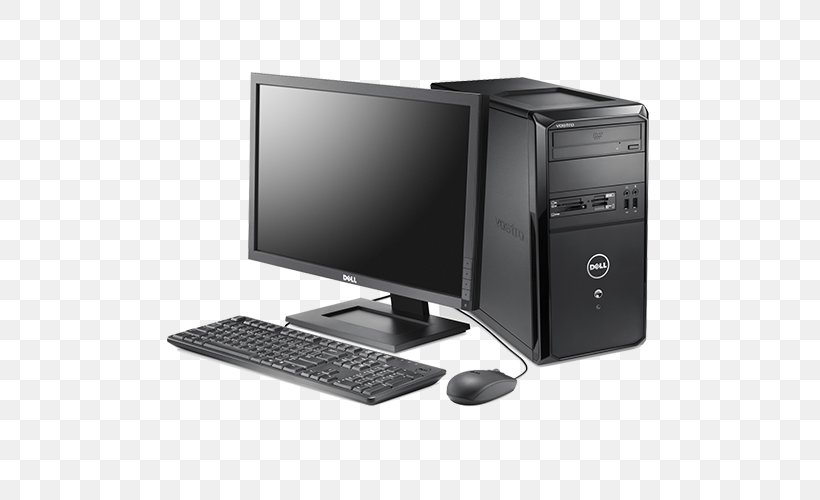 Dell Vostro Laptop Hewlett-Packard Desktop Computers, PNG, 500x500px, Dell, Computer, Computer Accessory, Computer Case, Computer Hardware Download Free