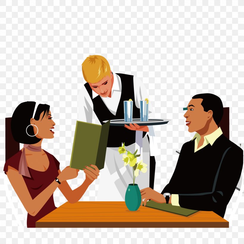 Restaurant Eating Couple Meal Illustration, PNG, 1500x1500px, Restaurant, Business, Business Consultant, Business Executive, Businessperson Download Free
