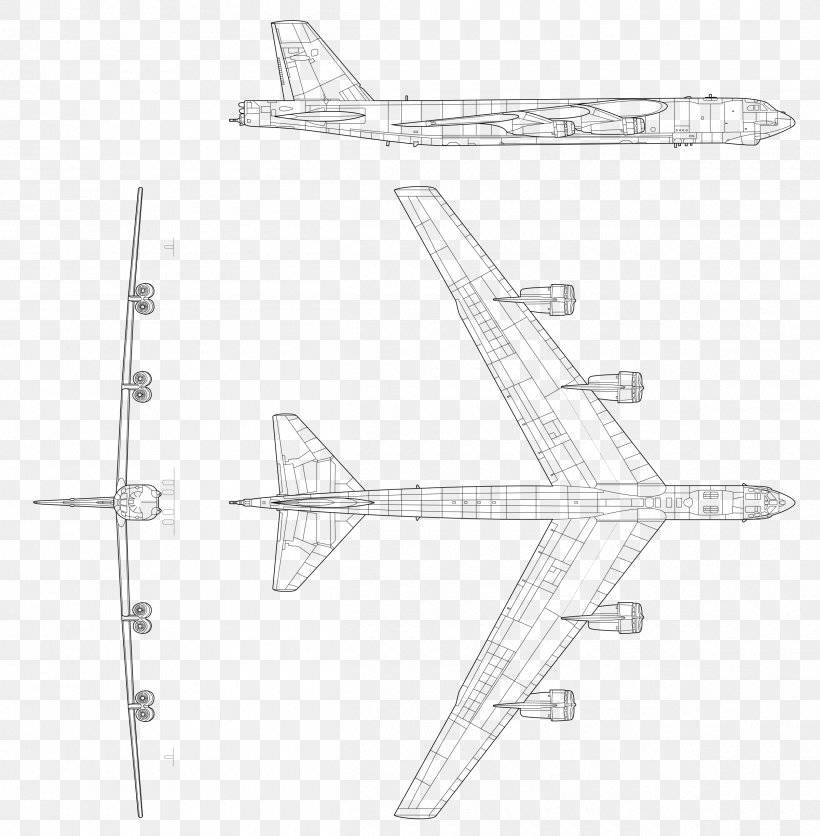 Boeing B-52 Stratofortress Convair B-36 Peacemaker Heavy Bomber Boeing B-50 Superfortress Strategic Bomber, PNG, 2400x2449px, Boeing B52 Stratofortress, Aerospace Engineering, Air Force, Aircraft, Airplane Download Free