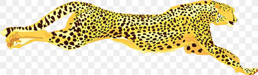 Cheetah Yellow, PNG, 2550x750px, Cartoon, Cheetah, Drawing, Yellow Download Free