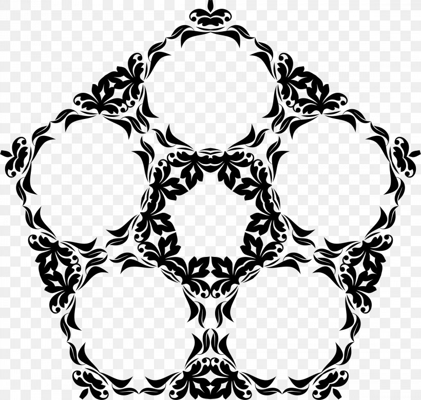 Picture Frames Black And White Visual Arts Clip Art, PNG, 2296x2186px, Picture Frames, Black, Black And White, Decorative Arts, Floral Design Download Free