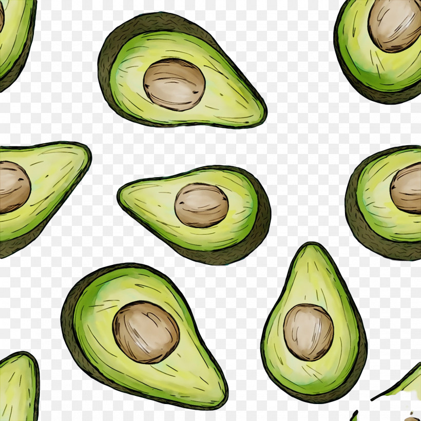 Avocado, PNG, 1440x1440px, Watercolor, Avocado, Commodity, Paint, Superfood Download Free