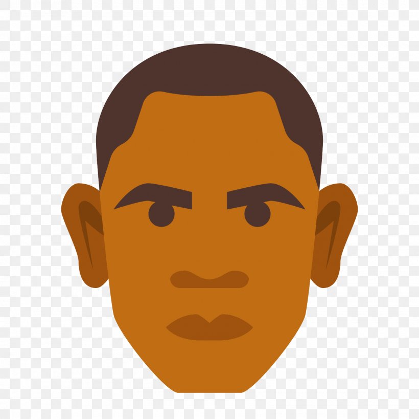Barack Obama Clip Art Illustration Image, PNG, 1600x1600px, Barack Obama, Cartoon, Cheek, Ear, Face Download Free