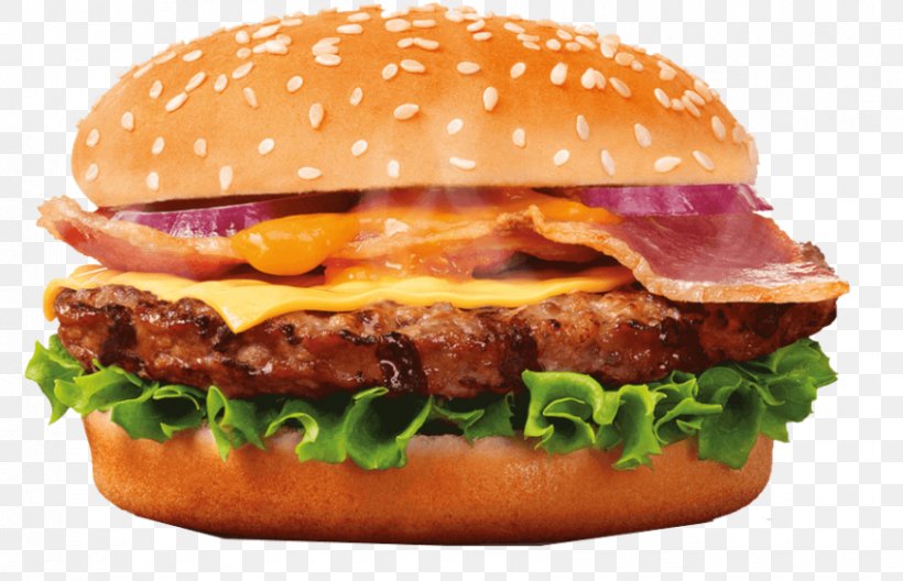 Hamburger Cheeseburger Whopper Bacon Veggie Burger, PNG, 850x548px, Hamburger, American Food, Bacon, Breakfast Sandwich, Buffalo Burger Download Free
