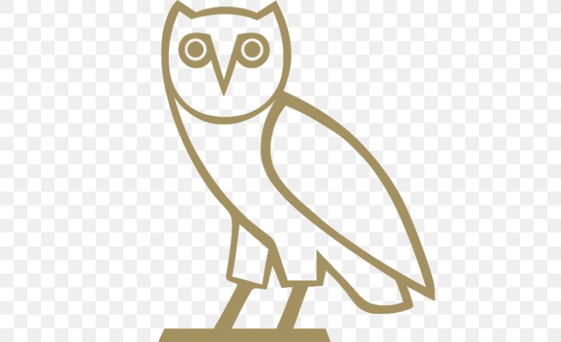 OVO Sound Owl T-shirt Decal October's Very Own, PNG, 500x500px, Watercolor, Cartoon, Flower, Frame, Heart Download Free