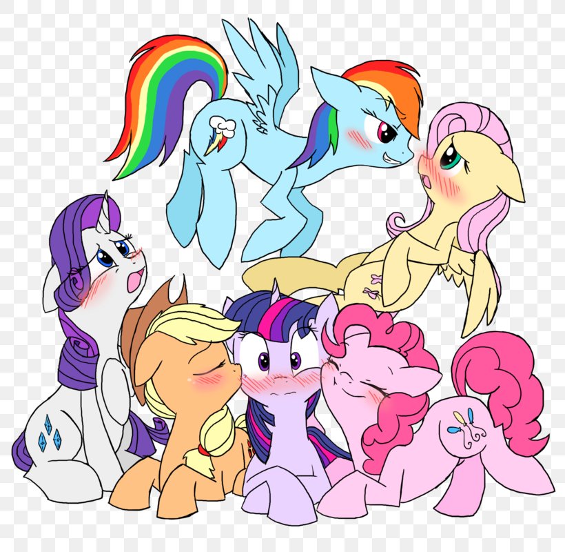 Pony Rainbow Dash Pinkie Pie Rarity Applejack, PNG, 800x800px, Watercolor, Cartoon, Flower, Frame, Heart Download Free