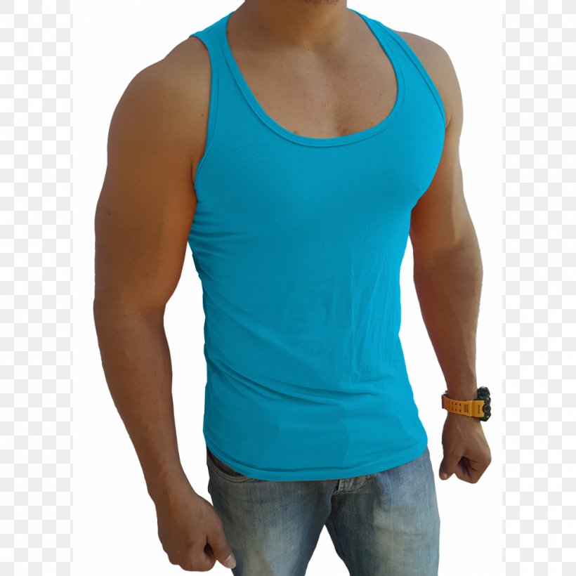 Sleeveless Shirt T-shirt Tube Top Blouse Shoulder, PNG, 1000x1000px, Sleeveless Shirt, Active Tank, Active Undergarment, Aqua, Arm Download Free