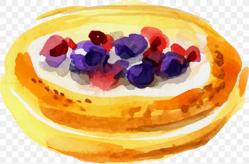 Cupcake Bakery Bread Watercolor Painting, PNG, 5560x3679px, Cupcake, Bakery, Bread, Cake, Cream Download Free