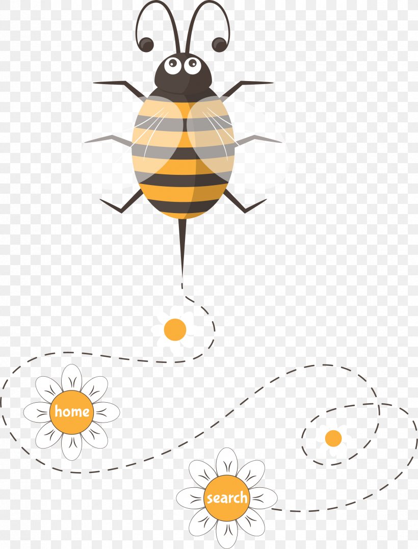 Honey Bee Bumblebee Cartoon Clip Art, PNG, 2370x3115px, Honey Bee, Area, Bee, Bumblebee, Cartoon Download Free