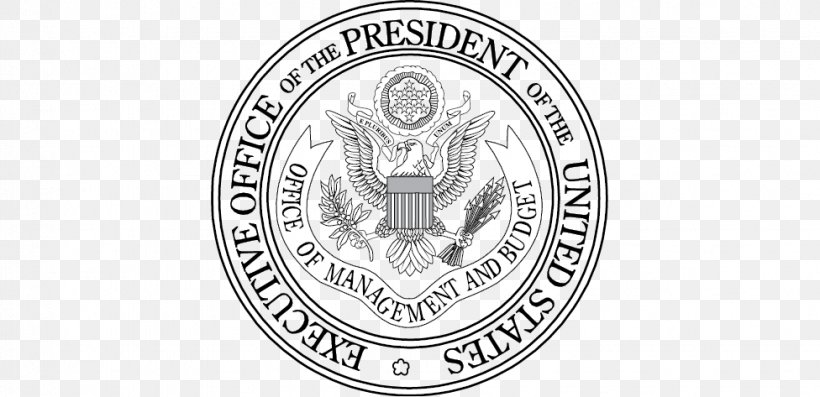 White House Office Of Management And Budget Seal Of The President Of The United States Federal Government Of The United States, PNG, 976x473px, White House, Badge, Black And White, Brand, Coin Download Free
