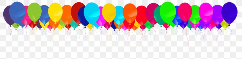 Balloon Party Birthday Clip Art, PNG, 1496x372px, Balloon, Birthday, Feather, Flower Bouquet, Greeting Note Cards Download Free