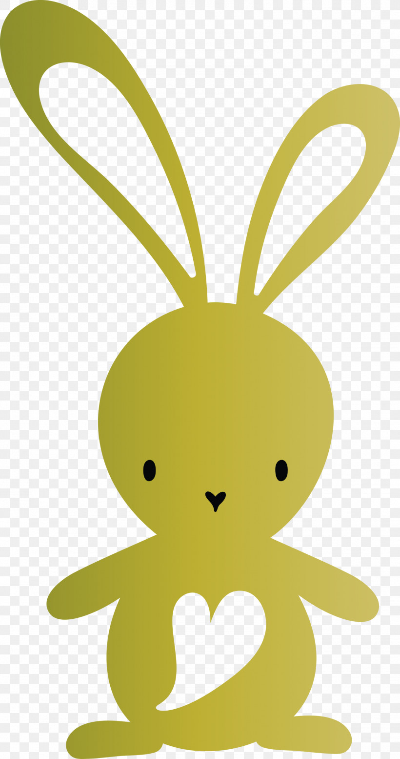 Cute Easter Bunny Easter Day, PNG, 1582x3000px, Cute Easter Bunny, Animal Figure, Cartoon, Easter Day, Yellow Download Free
