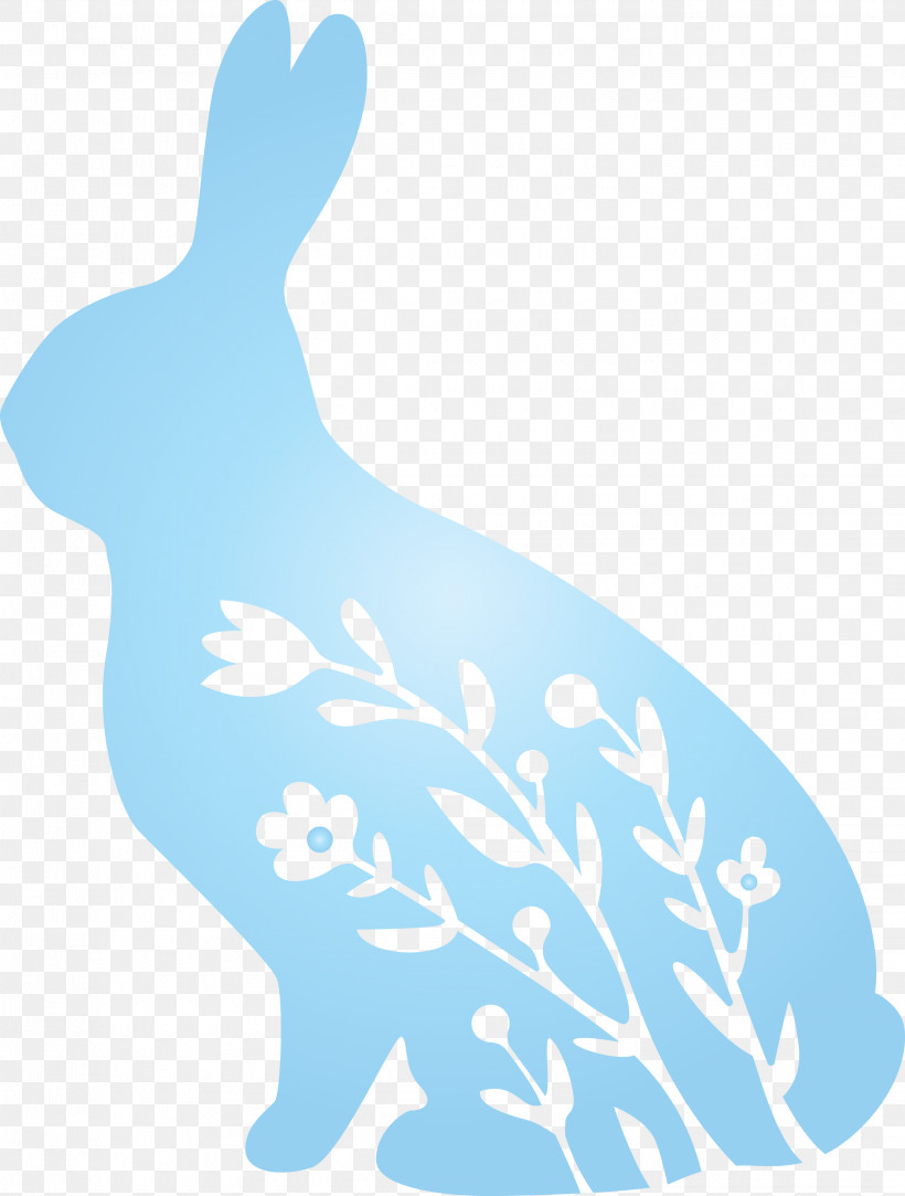 Floral Bunny Floral Rabbit Easter Day, PNG, 2270x3000px, Floral Bunny, Animal Figure, Easter Day, Floral Rabbit, Hare Download Free