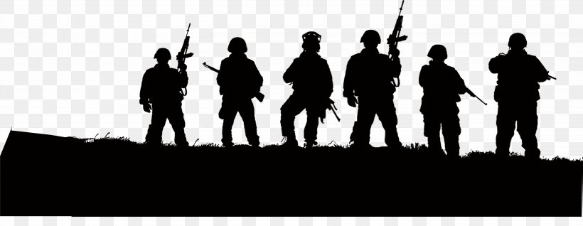 Soldier Silhouette Army Illustration, PNG, 5779x2245px, Soldier, Army, Black And White, Brand, Business Download Free