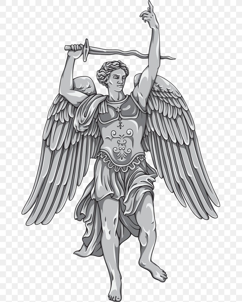 Archangel Michael Saint Gabriel, PNG, 673x1024px, Angel, Anthony Of ...