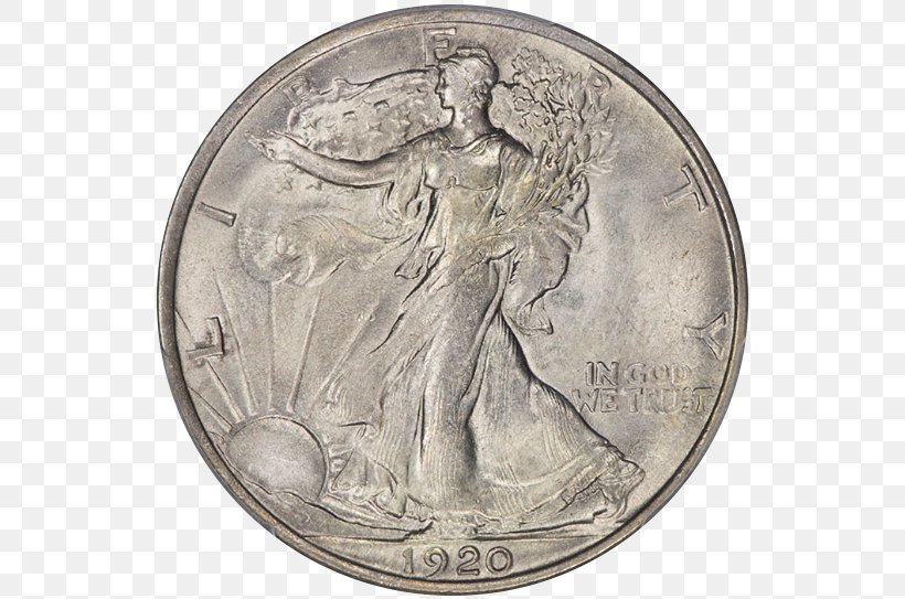 Coin Tribute Penny Walking Liberty Half Dollar Obverse And Reverse, PNG, 543x543px, Coin, Currency, Denarius, Half Dollar, Julius Caesar Download Free