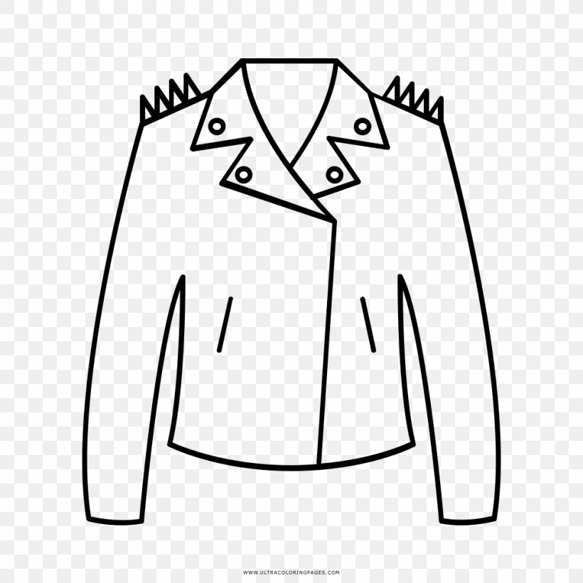 Jacket Paper Drawing Coloring Book Sleeve, PNG, 1000x1000px, Jacket, Area, Black, Black And White, Brand Download Free
