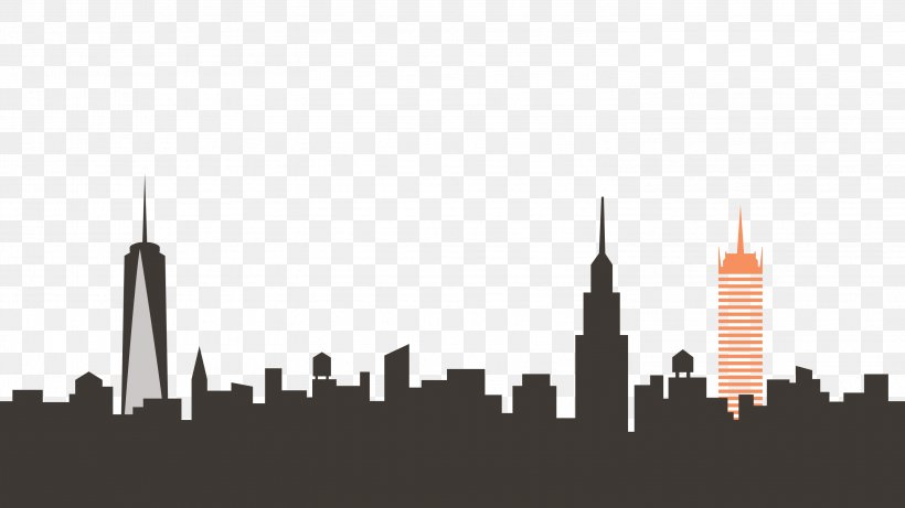 New York City Skyline Clip Art, PNG, 2999x1689px, New York City, Autocad Dxf, Brand, City, Drawing Download Free
