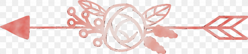 Pink Ear Circle, PNG, 2999x656px, Boho Arrow, Circle, Ear, Flower Arrow, Paint Download Free