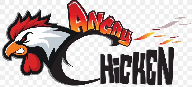 Angry Chicken Korean Fried Chicken Nasi Goreng, PNG, 2542x1149px, Chicken, Area, Artwork, Aurora, Beak Download Free