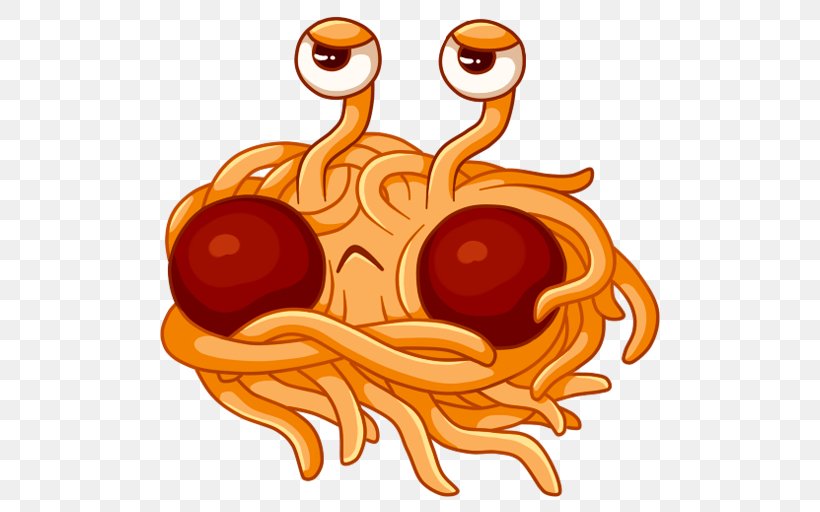Pastafarianism Flying Spaghetti Monster Telegram Clip Art, PNG, 512x512px, Pastafarianism, Artwork, Atheism, Cartoon, Flying Spaghetti Monster Download Free