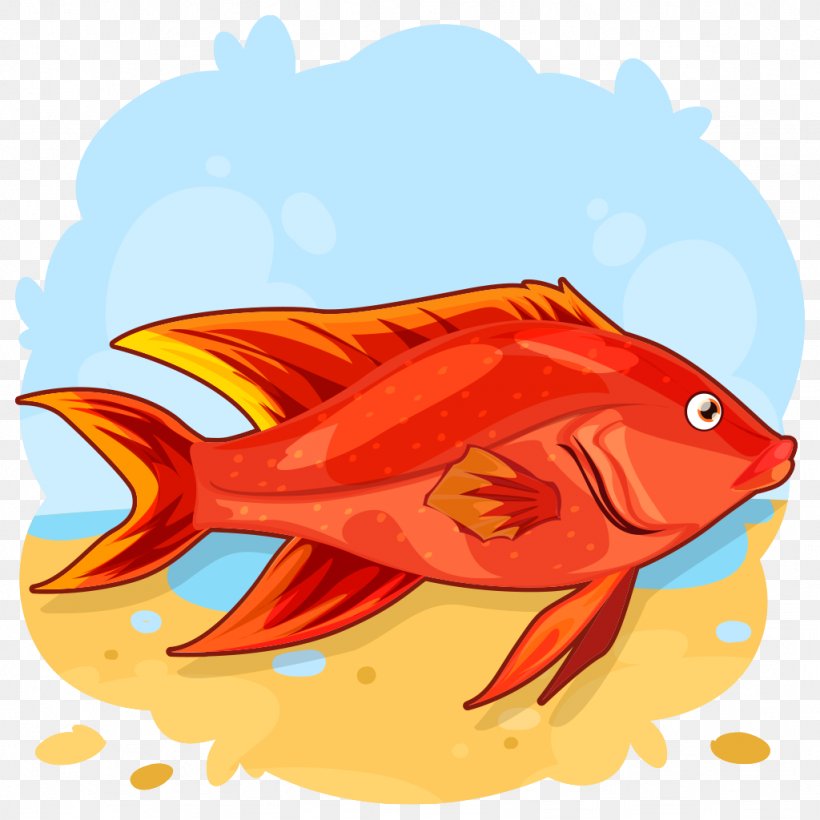 Fish Fish Cartoon Goldfish Fin, PNG, 1024x1024px, Fish, Bonyfish, Cartoon, Fin, Goldfish Download Free