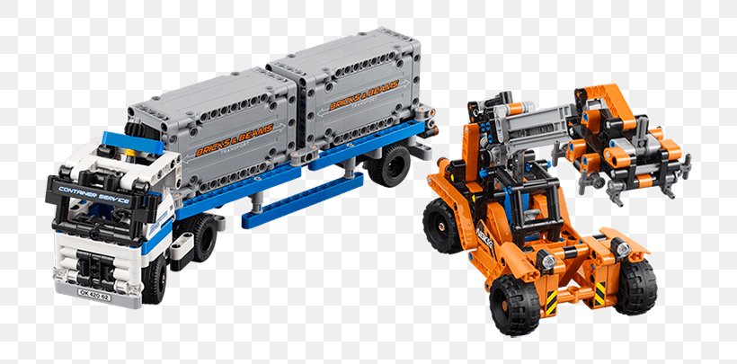 LEGO 42062 Technic Le Transport Du Conteneur Lego Technic Hamleys Toy, PNG, 720x405px, Lego, Amazoncom, Bricklink, Construction Set, Freight Transport Download Free