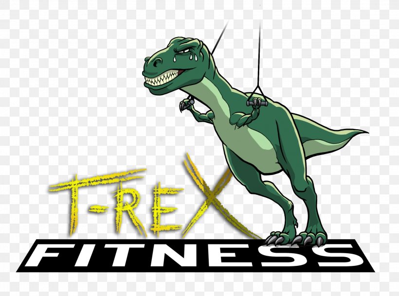 Tyrannosaurus T-REX Fitness Exercise Suspension Training Fitness Centre, PNG, 2181x1622px, Tyrannosaurus, Cartoon, Coach, Crossfit, Crosstraining Download Free