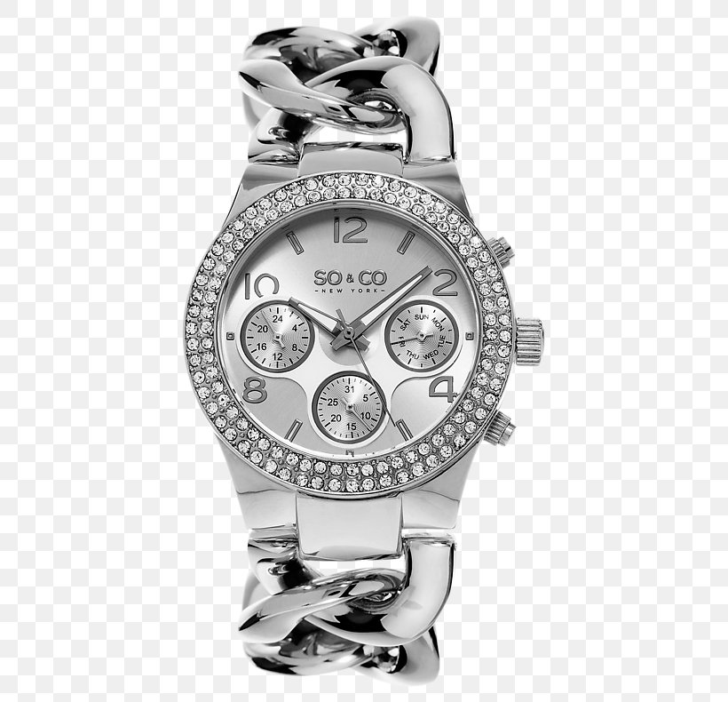 Watch Strap Quartz Clock J. C. Penney Jewellery, PNG, 614x790px, Watch, Black And White, Bling Bling, Bracelet, Brand Download Free