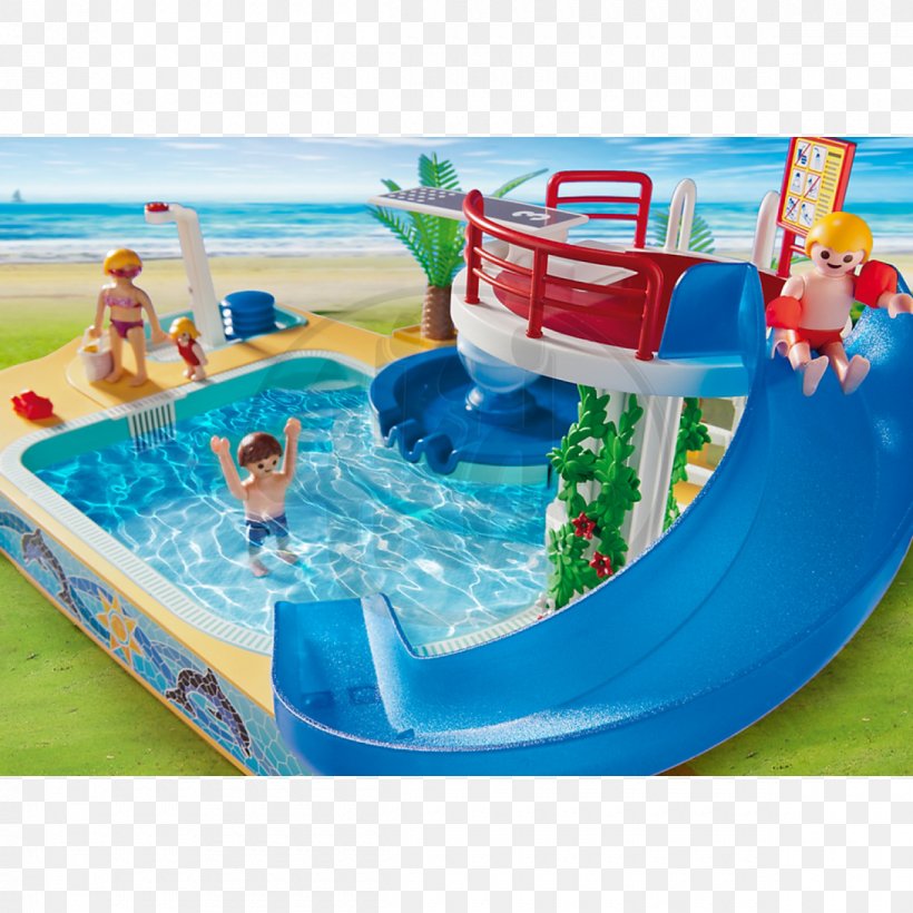 Amazon.com Swimming Pool Playmobil Toy Playground Slide, PNG, 1200x1200px, Amazoncom, Amusement Park, Aqua, Cetacea, Child Download Free