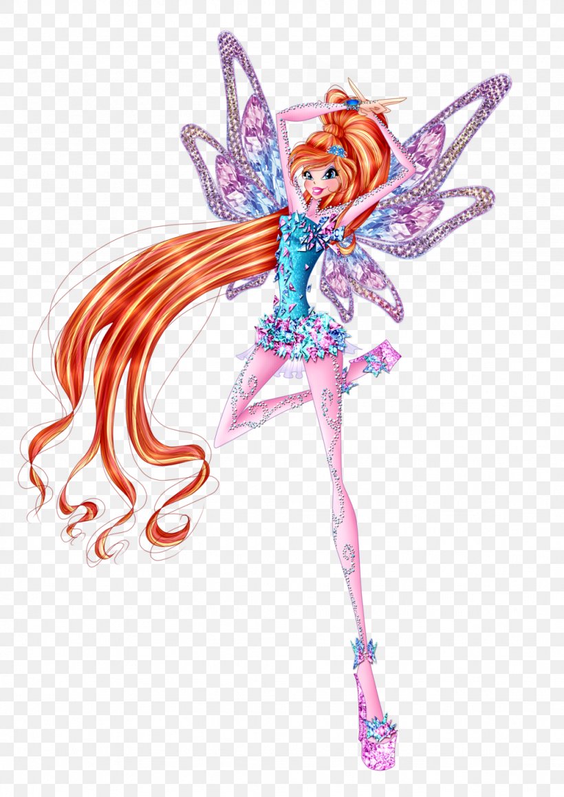 Bloom Winx Club, PNG, 1024x1448px, Watercolor, Cartoon, Flower, Frame, Heart Download Free