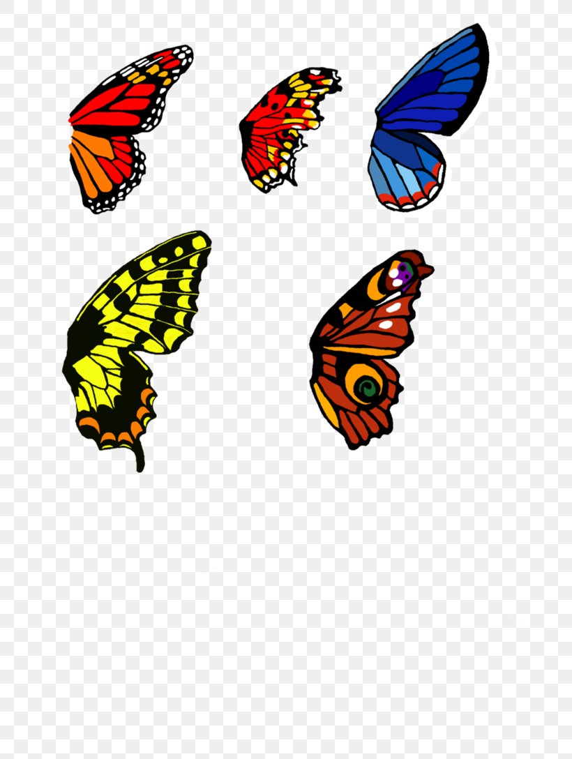 Butterfly Wing Insect Art Painting, PNG, 735x1088px, Butterfly, Art, Brush Footed Butterfly, Butterflies And Moths, Deviantart Download Free