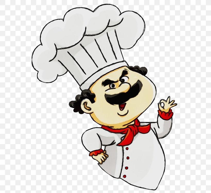 Chef Hat, PNG, 600x750px, Watercolor, Cartoon, Character, Chef, Cooking Download Free