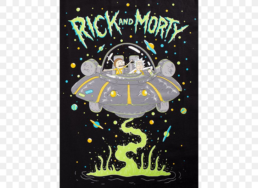 Rick Sanchez T-shirt Unidentified Flying Object Flying Saucer Morty Smith, PNG, 600x600px, Rick Sanchez, Art, Clothing, Flying Saucer, Merchandising Download Free