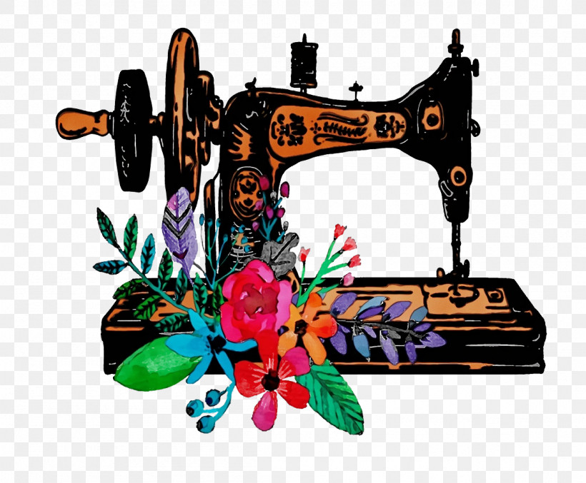 Sewing Machine Machine Sewing Science Simple Machine, PNG, 1152x952px, Watercolor, Machine, Paint, Physics, Science Download Free