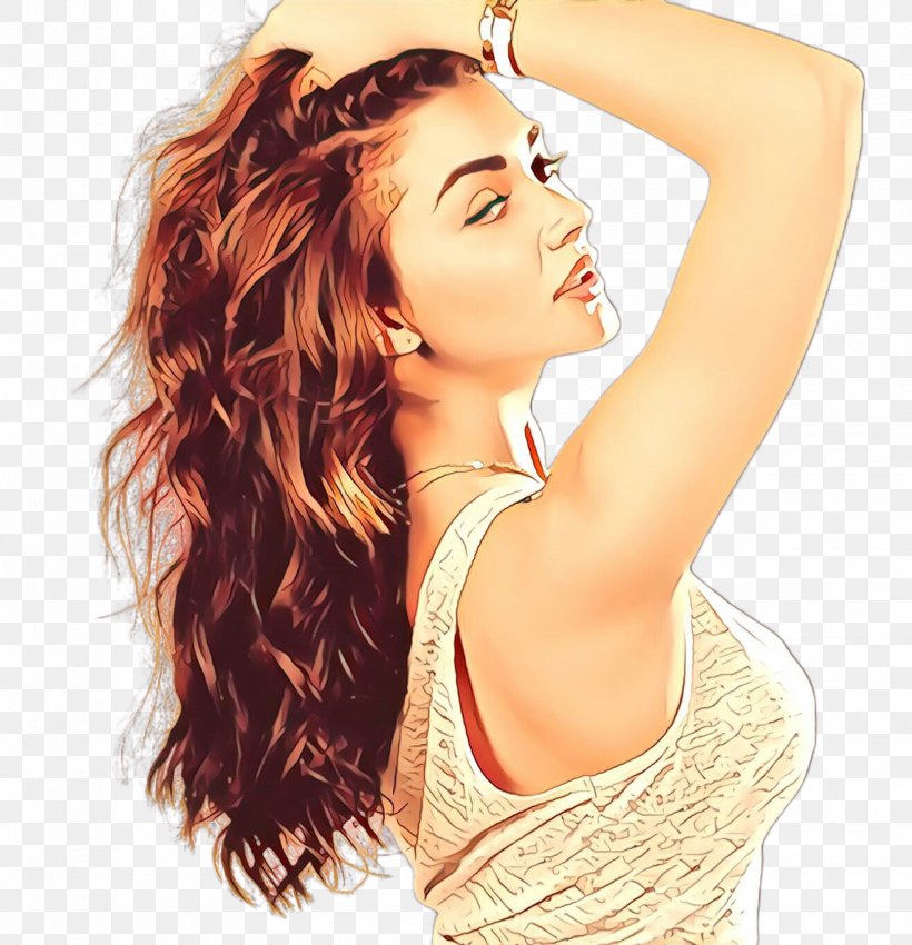 Hair Hairstyle Beauty Shoulder Skin, PNG, 1963x2036px, Cartoon, Arm, Beauty, Chin, Hair Download Free