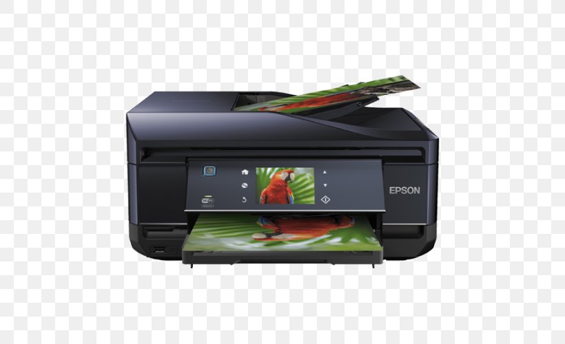 Multi-function Printer Inkjet Printing Image Scanner Fax, PNG, 500x500px, Multifunction Printer, Computer Software, Continuous Ink System, Electronic Device, Epson Download Free