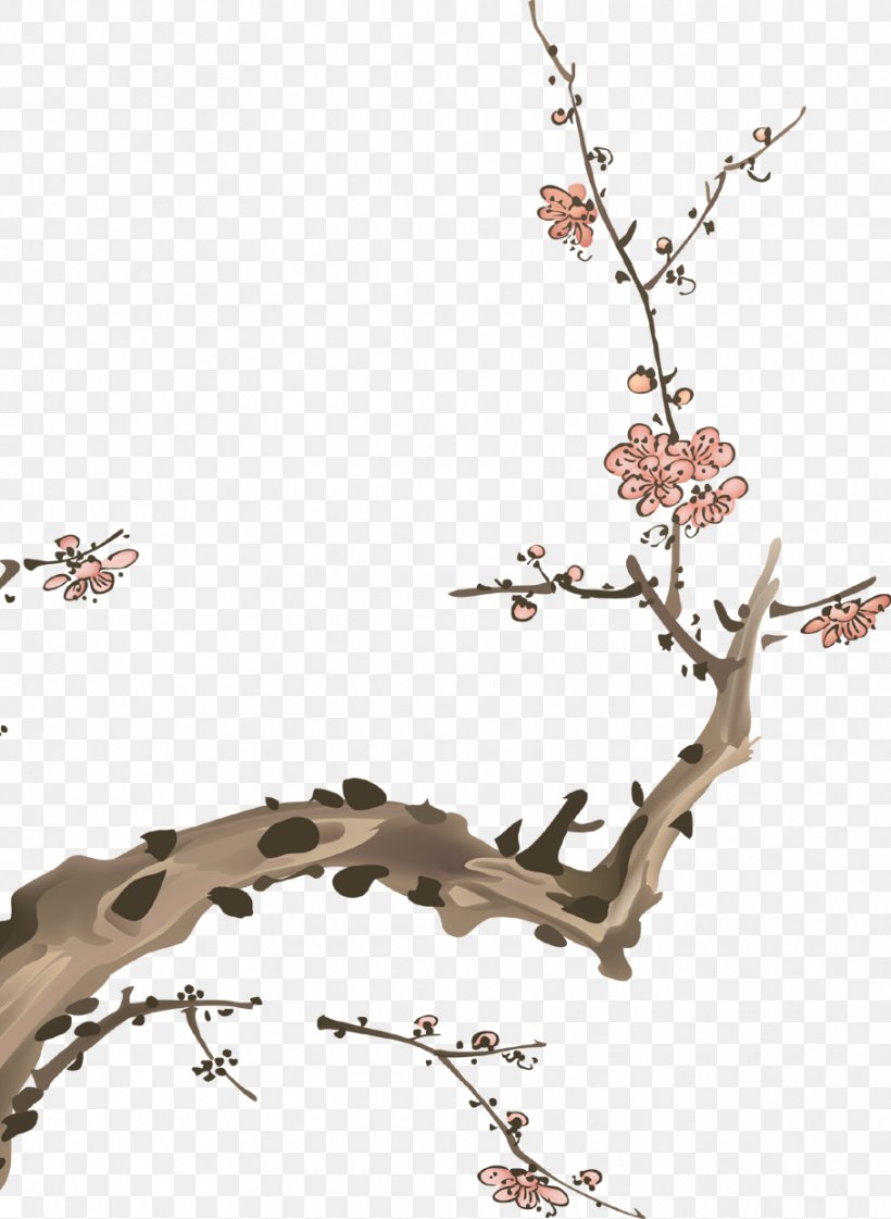Painting, PNG, 908x1242px, Painting, Blossom, Branch, Cherry Blossom, Drawing Download Free