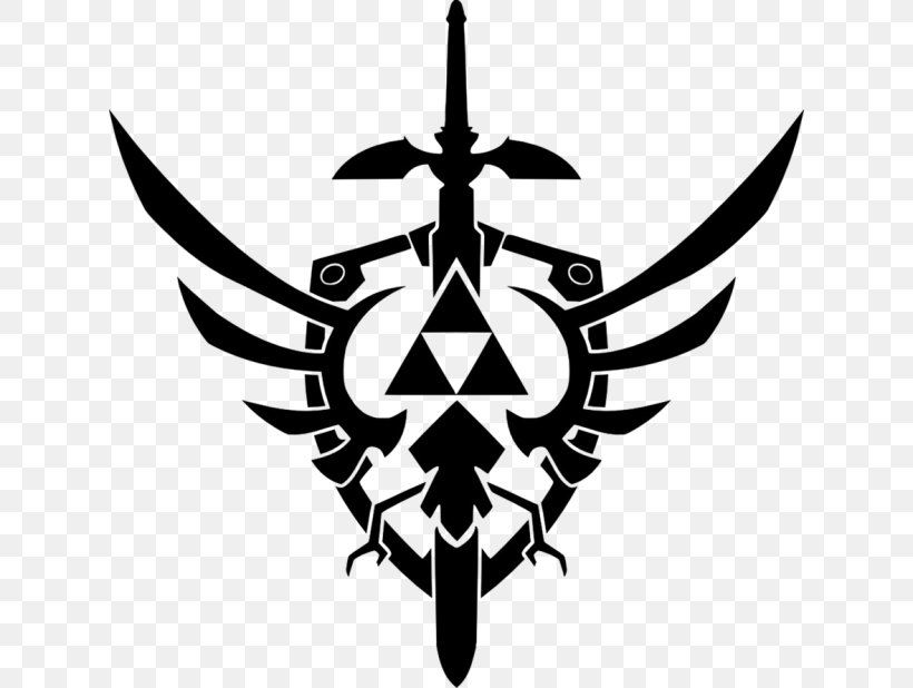 The Legend Of Zelda: Skyward Sword Princess Zelda The Legend Of Zelda: Ocarina Of Time Link The Legend Of Zelda: Majora's Mask, PNG, 624x618px, Legend Of Zelda Skyward Sword, Anchor, Black And White, Decal, Ganon Download Free