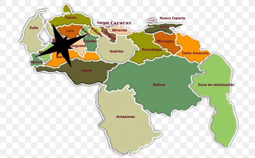 Venezuela Mapa Polityczna Geography World Map, PNG, 734x510px, Venezuela, Blank Map, Flag Of Venezuela, Geography, Knowledge Download Free
