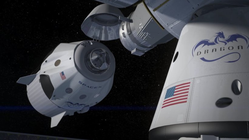 Commercial Crew Development International Space Station SpaceX Dragon Dragon V2, PNG, 1920x1080px, Commercial Crew Development, Astronaut, Cst100 Starliner, Docking And Berthing Of Spacecraft, Dragon V2 Download Free