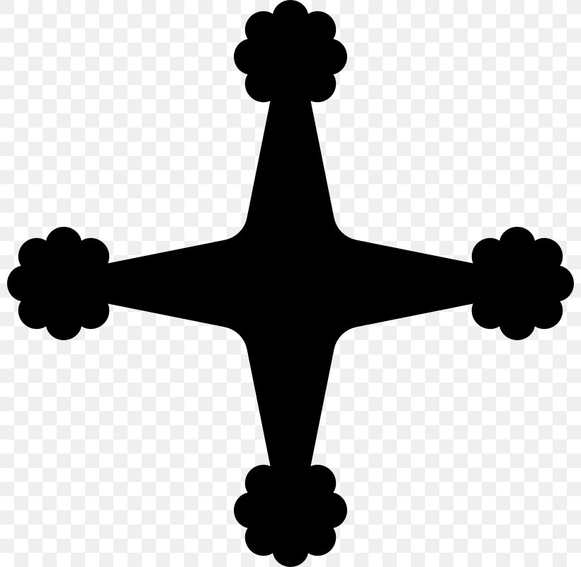 Christian Cross Cross Fleury Symbol Clip Art, PNG, 800x800px, Cross, Artwork, Black, Black And White, Celtic Cross Download Free