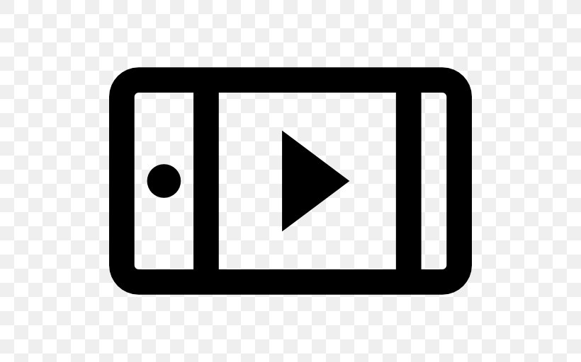 IPhone Smartphone Video Player, PNG, 512x512px, Iphone, Area, Black, Black And White, Brand Download Free